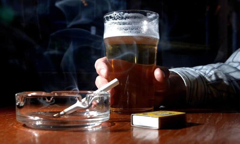 alkohol zmanjša potenco